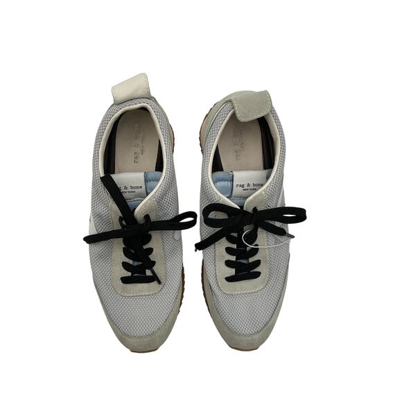 Rag & Bone 'Retro' Grey Polyester Runner Sneaker Size 8 - Picture 4 of 6
